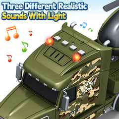 SpringFlower Army Truck Tank rotation feature enables realistic logistics play