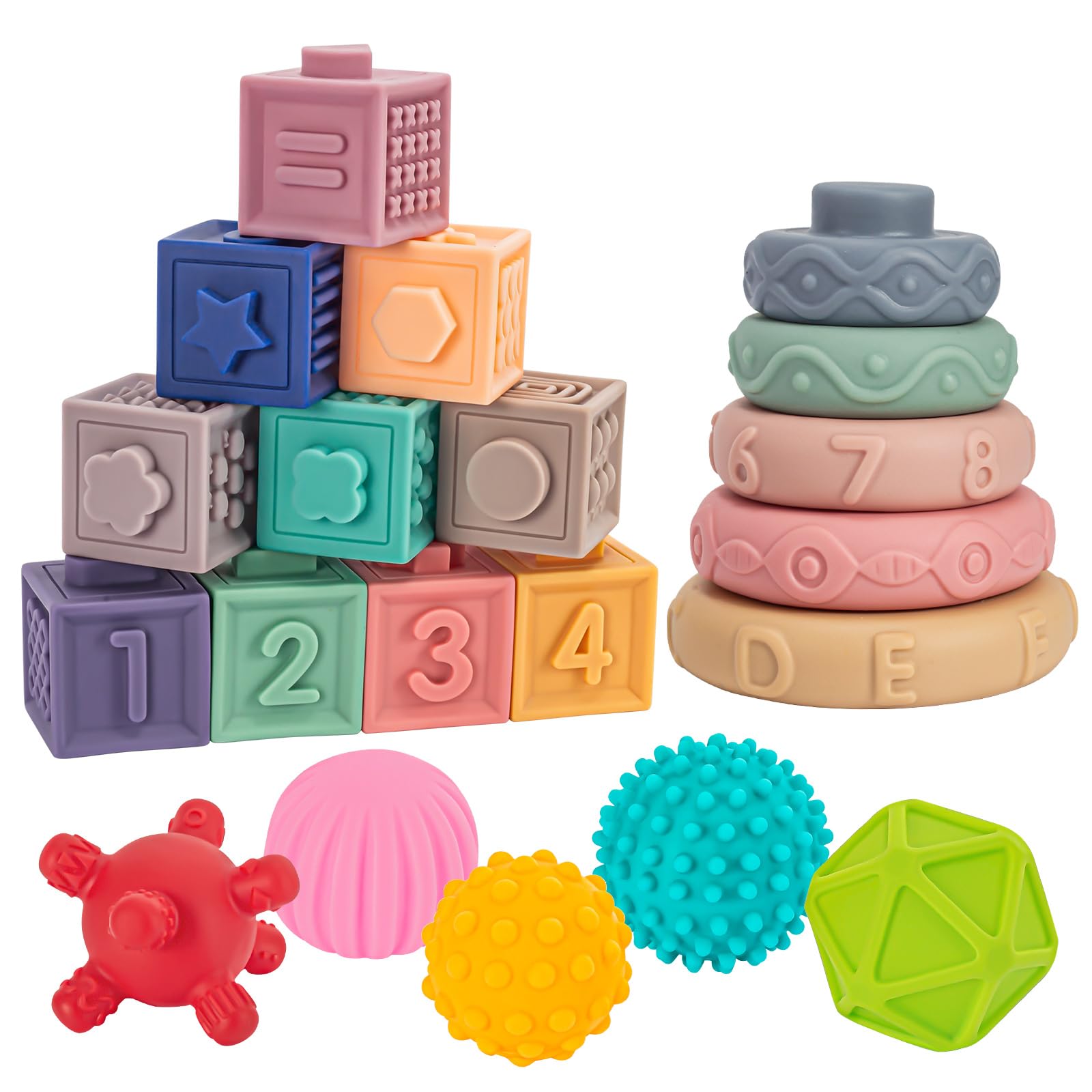 SpringFlower bright colors stimulate visual focus during playtime.