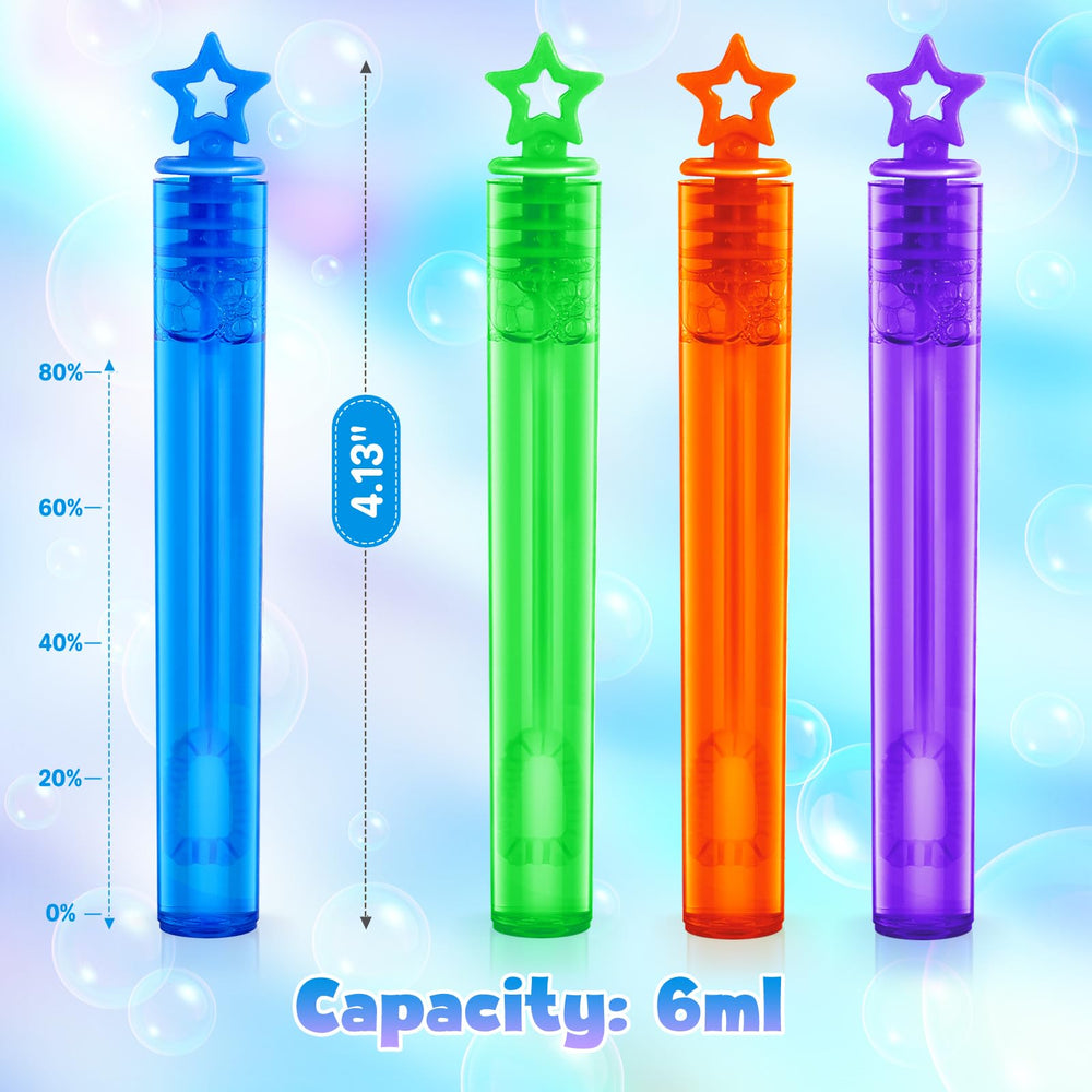 SpringFlower bubble wands showcase vibrant colors for playful outdoor activities.