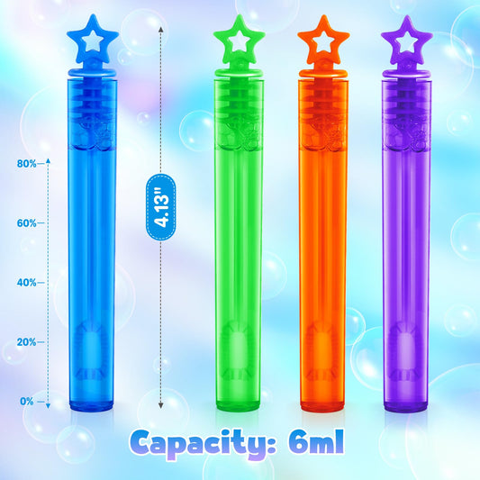 SpringFlower bubble wands showcase vibrant colors for playful outdoor activities.