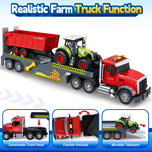 SpringFlower detachable truck head for versatile role-play.