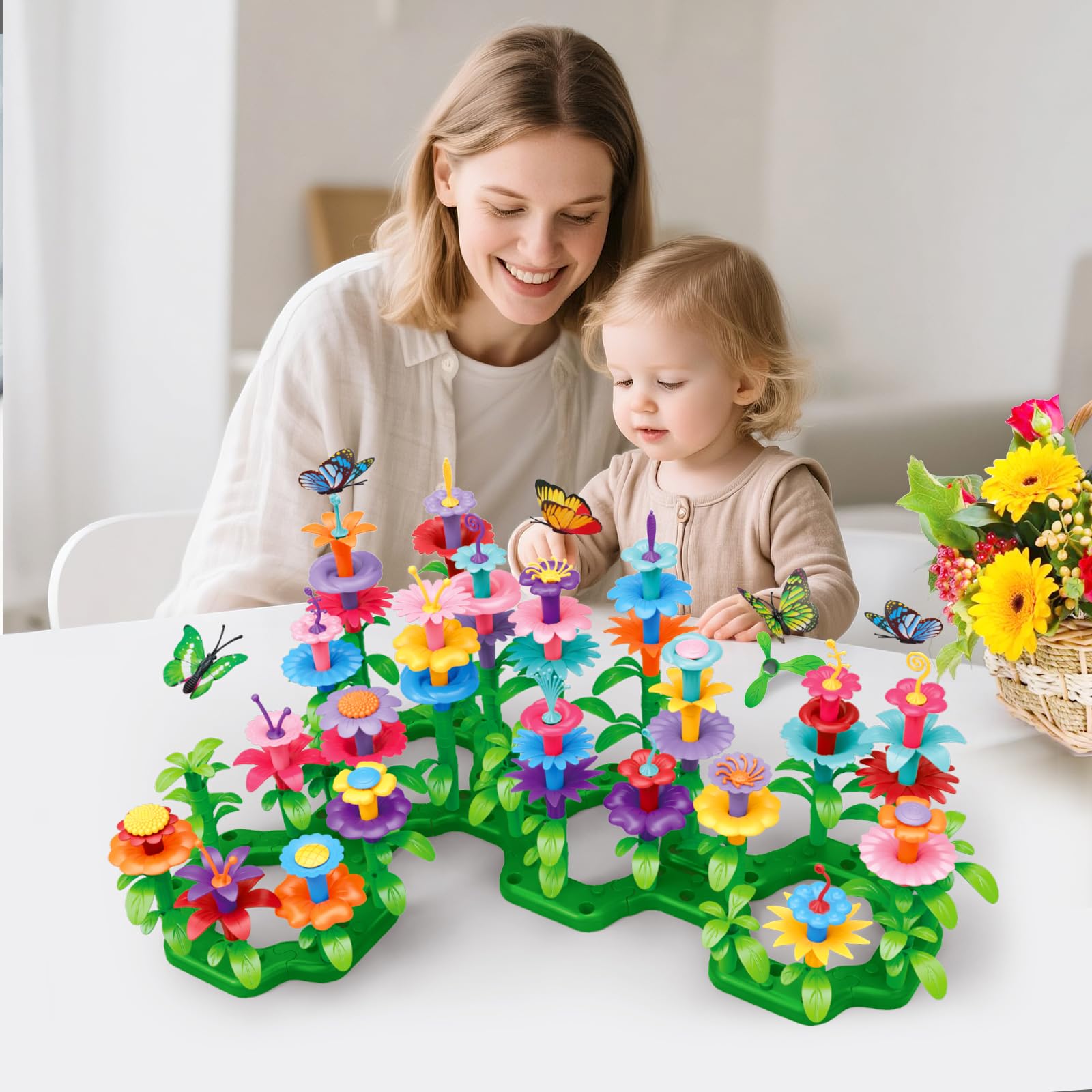 SpringFlower DIY flower pots for classroom or home projects.