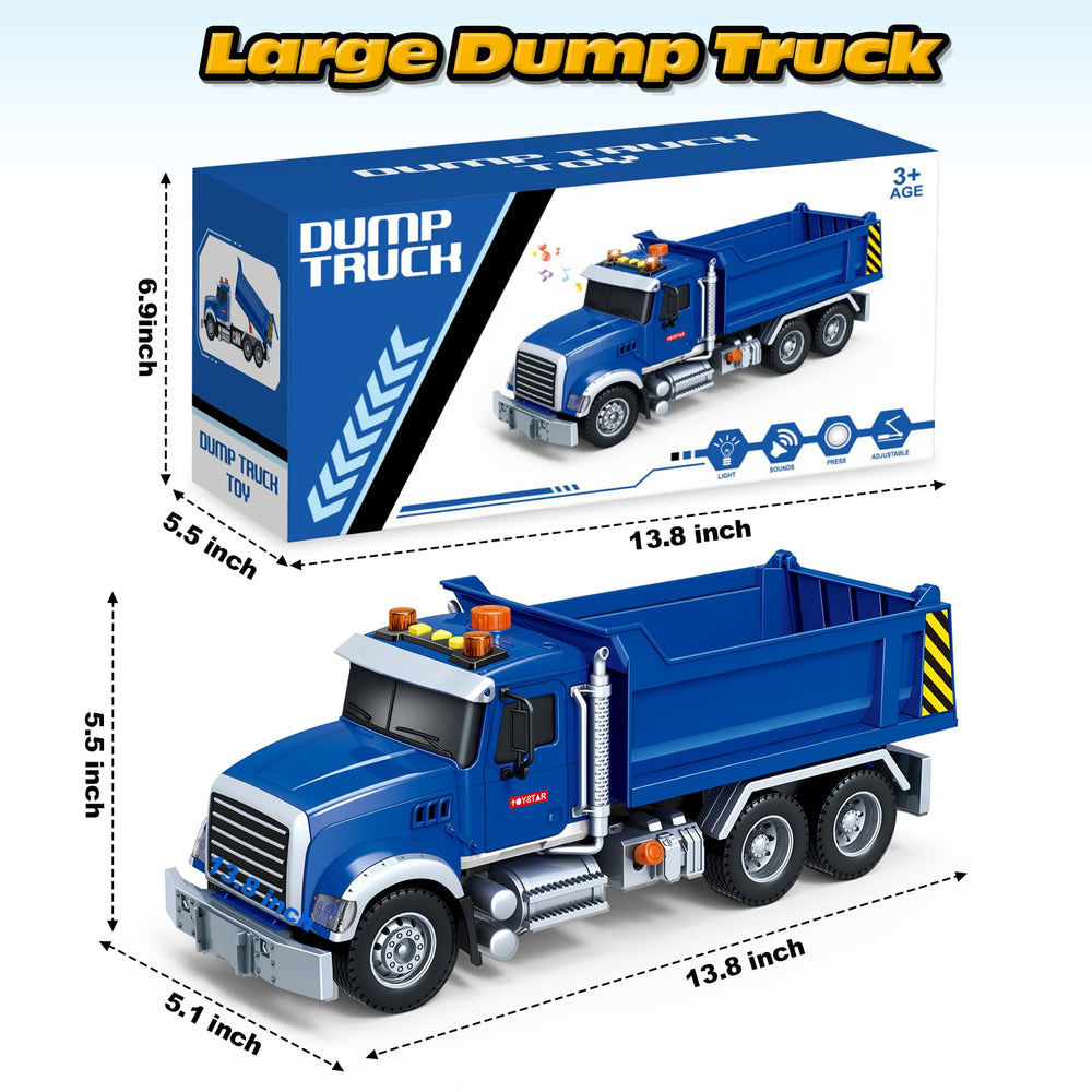 SpringFlower dump truck arrives in gift-ready packaging for birthdays.