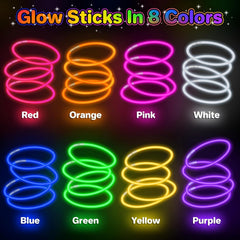 SpringFlower glow sticks snap to activate for instant illumination