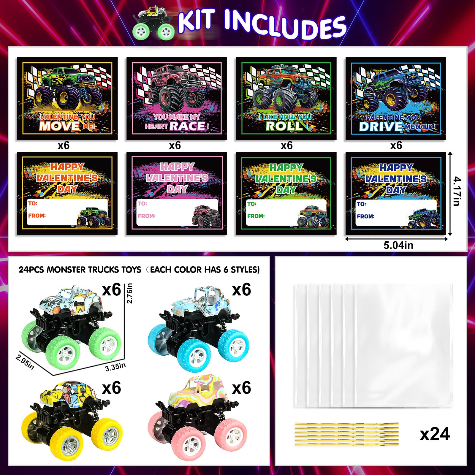 SpringFlower monster truck toy with 360-degree rotation for active play