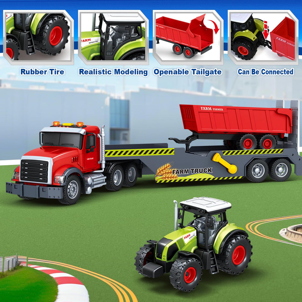 SpringFlower movable tailboard enabling loading and unloading scenarios.