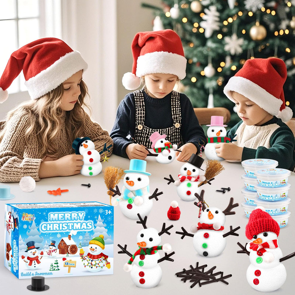 SpringFlower snowman kit classroom activity graphic suggests collaborative learning and seasonal decor