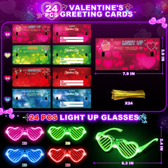 SpringFlower Valentines bulk set with four colors for easy classroom exchanges.