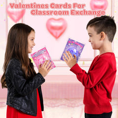 Back of SpringFlower Valentines card with space to write recipient names.