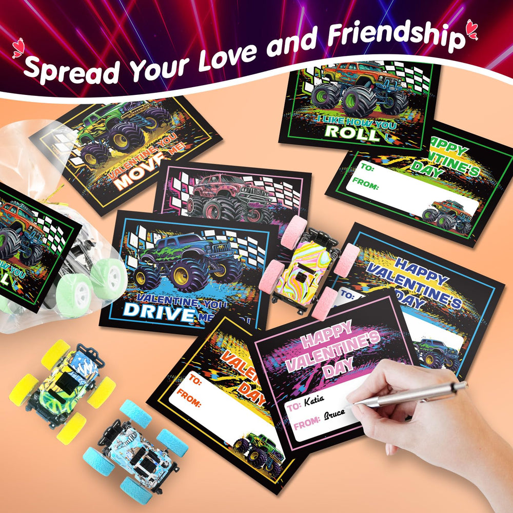 SpringFlower valentines card front features graffiti-style design