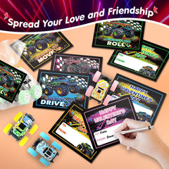 SpringFlower valentines card front features graffiti-style design