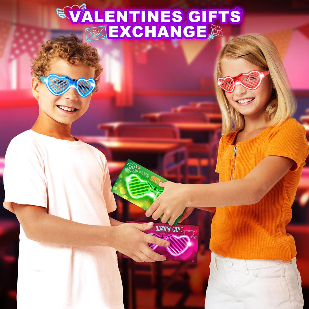 SpringFlower glow-in-the-dark glasses with three modes enhance party fun.