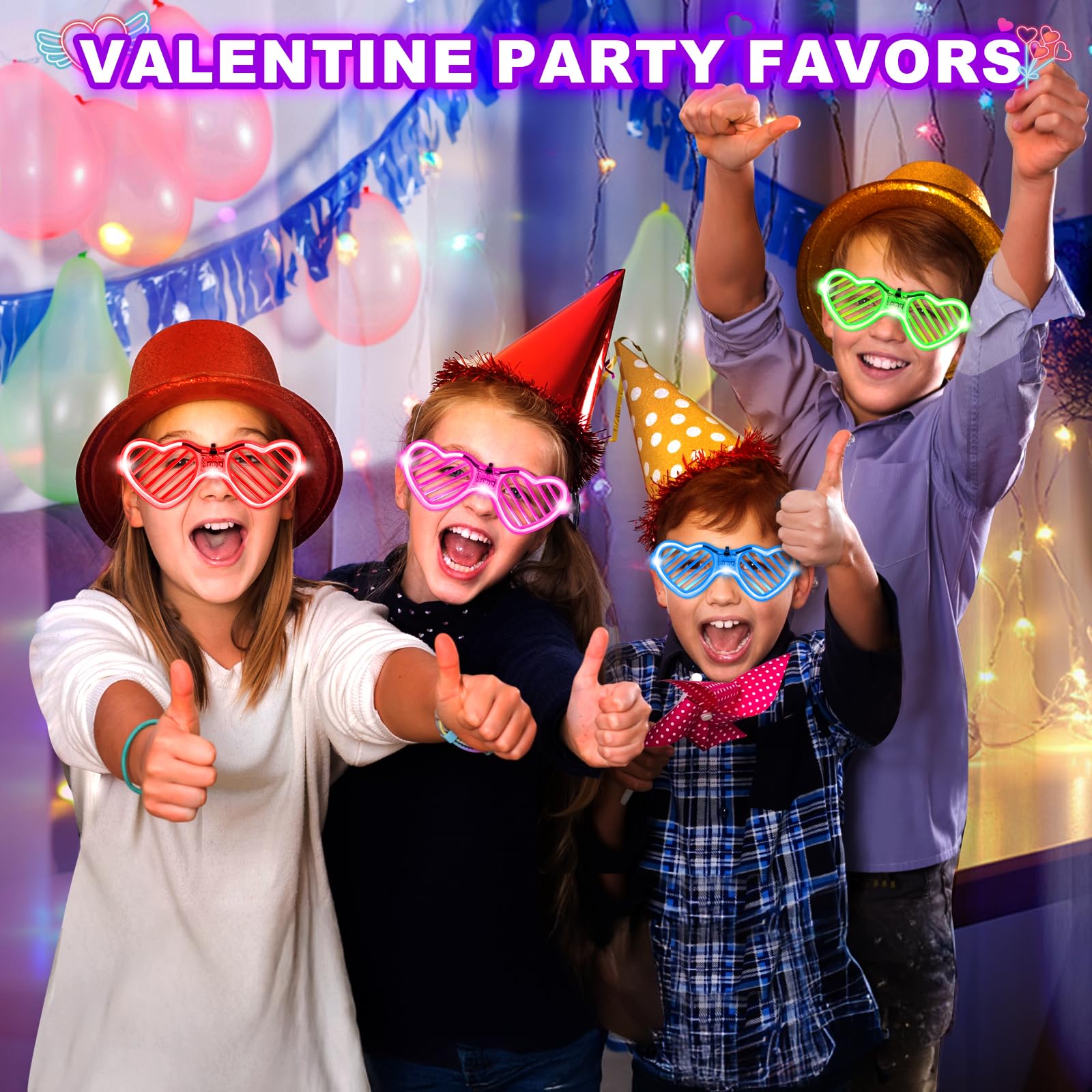 SpringFlower heart-shaped glasses add fun and engagement at events.
