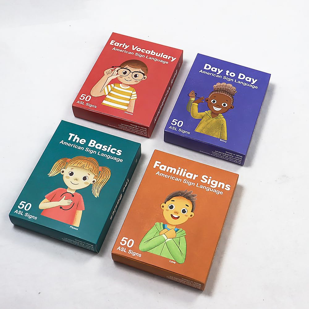 Springtime Education ASL flash cards quality 300gsm and durable.