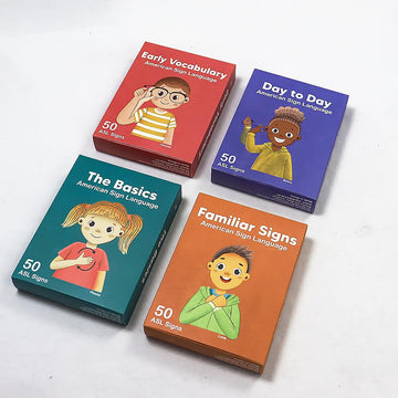 Springtime Education ASL flash cards quality 300gsm and durable.
