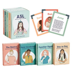 Springtime Education ASL flash cards cover for beginners with bold visuals