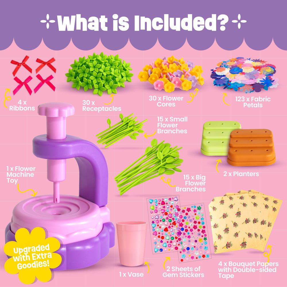 Sprinkles Toyz Flower Maker Kit 60+ flowers for extended imaginative play