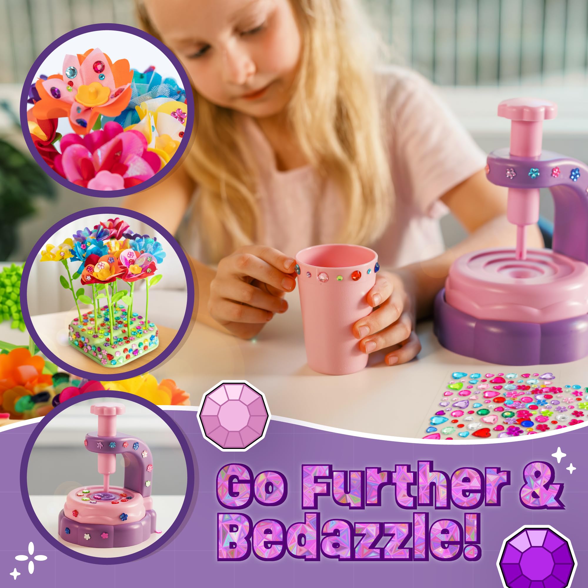 Sprinkles Toyz Flower Maker Kit bouquet display ideas for home decor