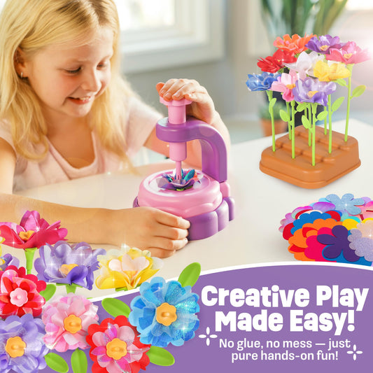 Sprinkles Toyz Flower Maker Kit easy-press machine supports smooth crafting
