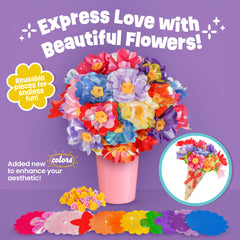 Sprinkles Toyz Flower Maker Kit ribbons, gems, and vase for bouquet makeovers