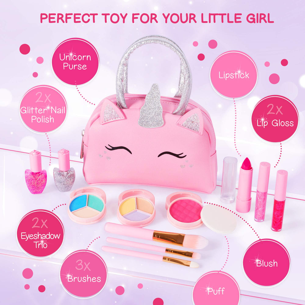 Sprinkles Toyz safety badge highlights non-toxic materials for safe kid use.