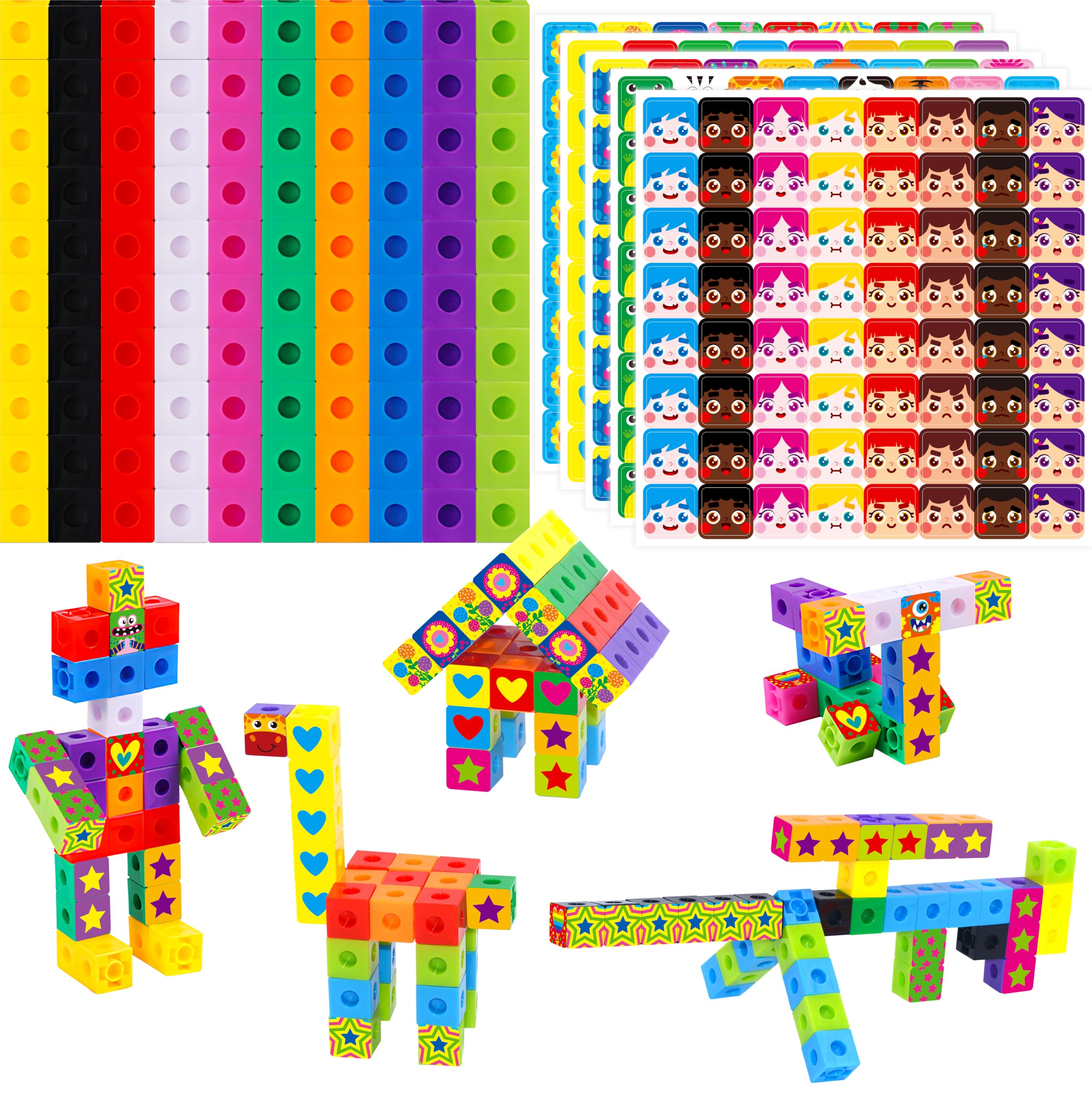 SpriteGru 100 math cubes for early math learning and hands-on counting.