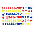 SpriteGru 102pcs magnetic numbers set laid out for versatile basic math practice.