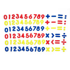 SpriteGru 102pcs magnetic numbers set laid out for versatile basic math practice.