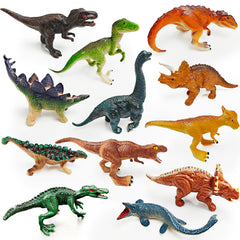 SpriteGru 12-dinosaur figures pack for imaginative play and storytelling adventures.