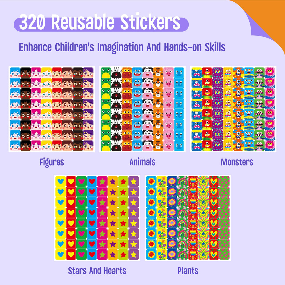 SpriteGru 320 sticker pack boosts creativity and engagement in math play.