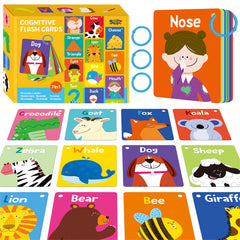 SpriteGru 50-piece flashcards front view boosts early learning with vivid imagery