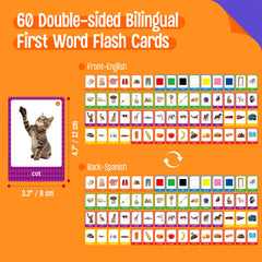 SpriteGru color flash card with vivid hues to boost color recognition.