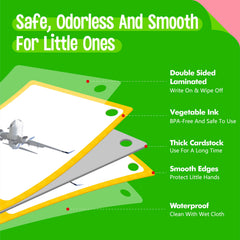 SpriteGru foods flash card shows common items for practical bilingual practice.