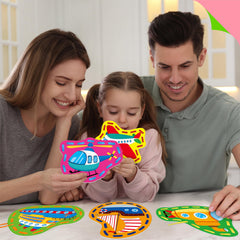 SpriteGru lacing cards rocket pattern sparks imagination and careful threading