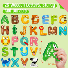 SpriteGru dog-themed magnets on fridge encourage word building during playtime