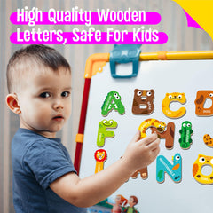 SpriteGru lion-themed magnetic letters engage kids on metal surfaces
