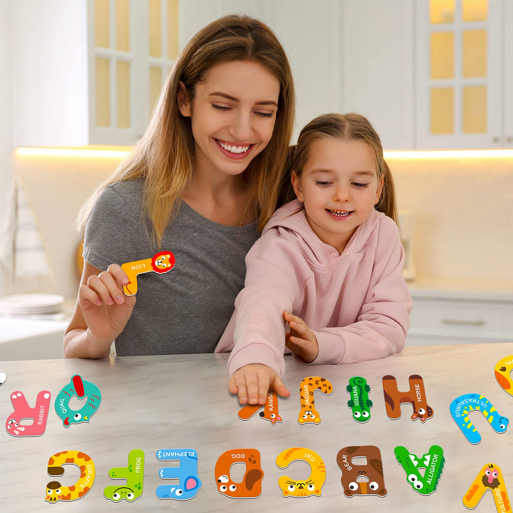 SpriteGru animal-themed alphabet set promotes early literacy through play.