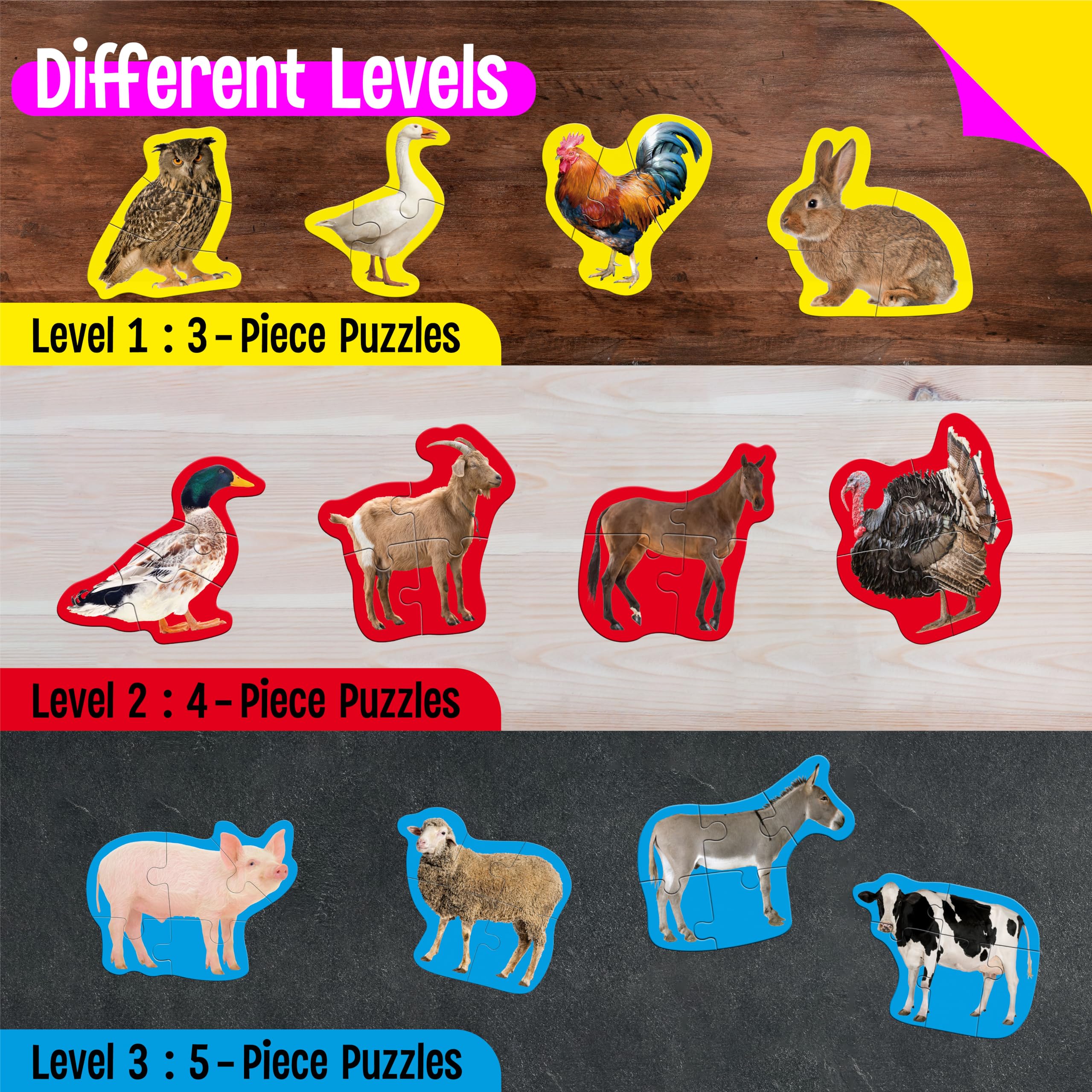 SpriteGru back footprint guide on puzzle backs assists independent completion