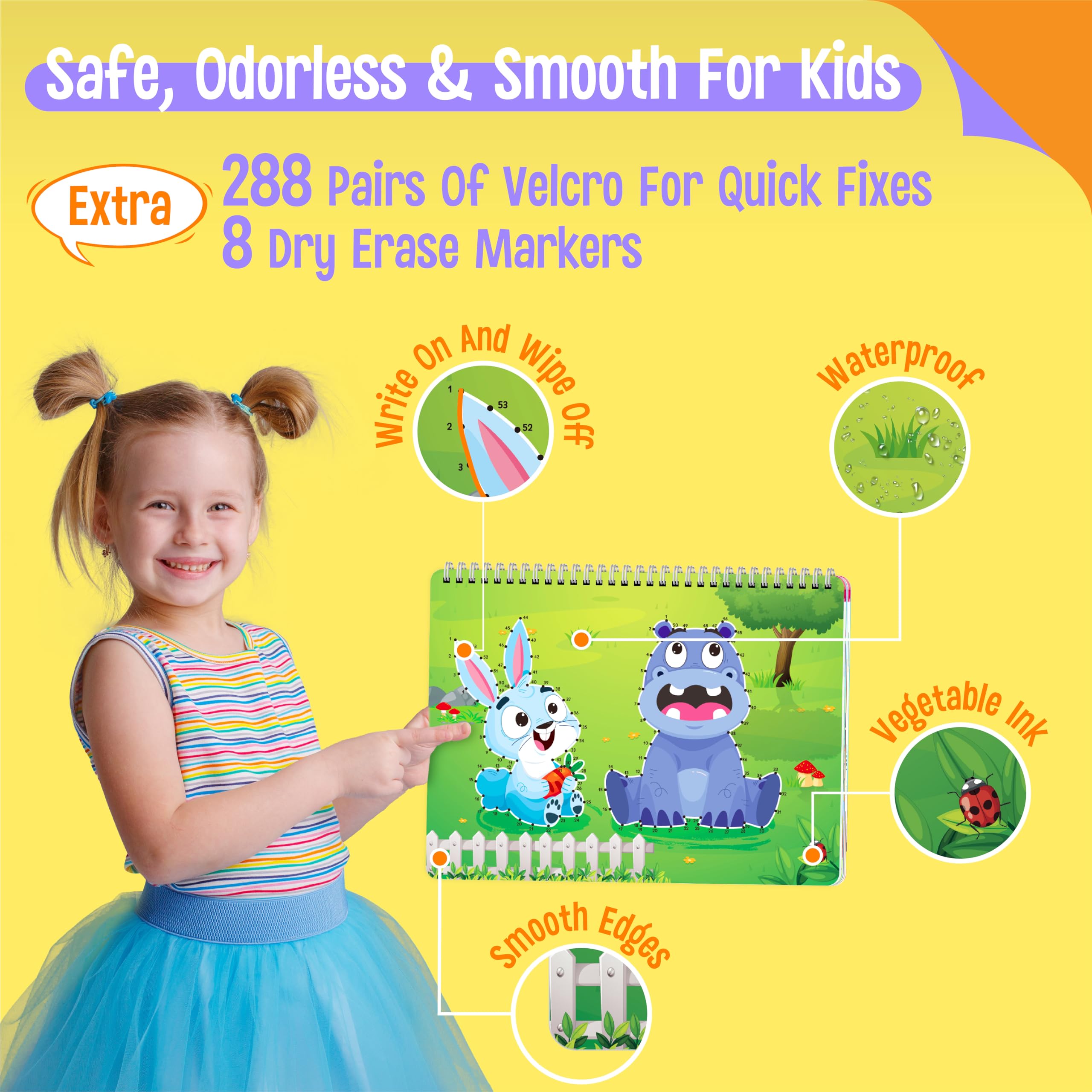 SpriteGru Busy Book travel-safe box for learning on the go