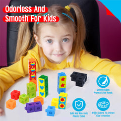 SpriteGru colored cubes help kids explore colors and quantities through linking play.