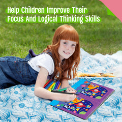 SpriteGru double-sided activity pages boost exploration and concentration.