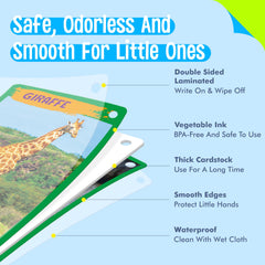 SpriteGru cards printed on sturdy, non-toxic ink for safe play