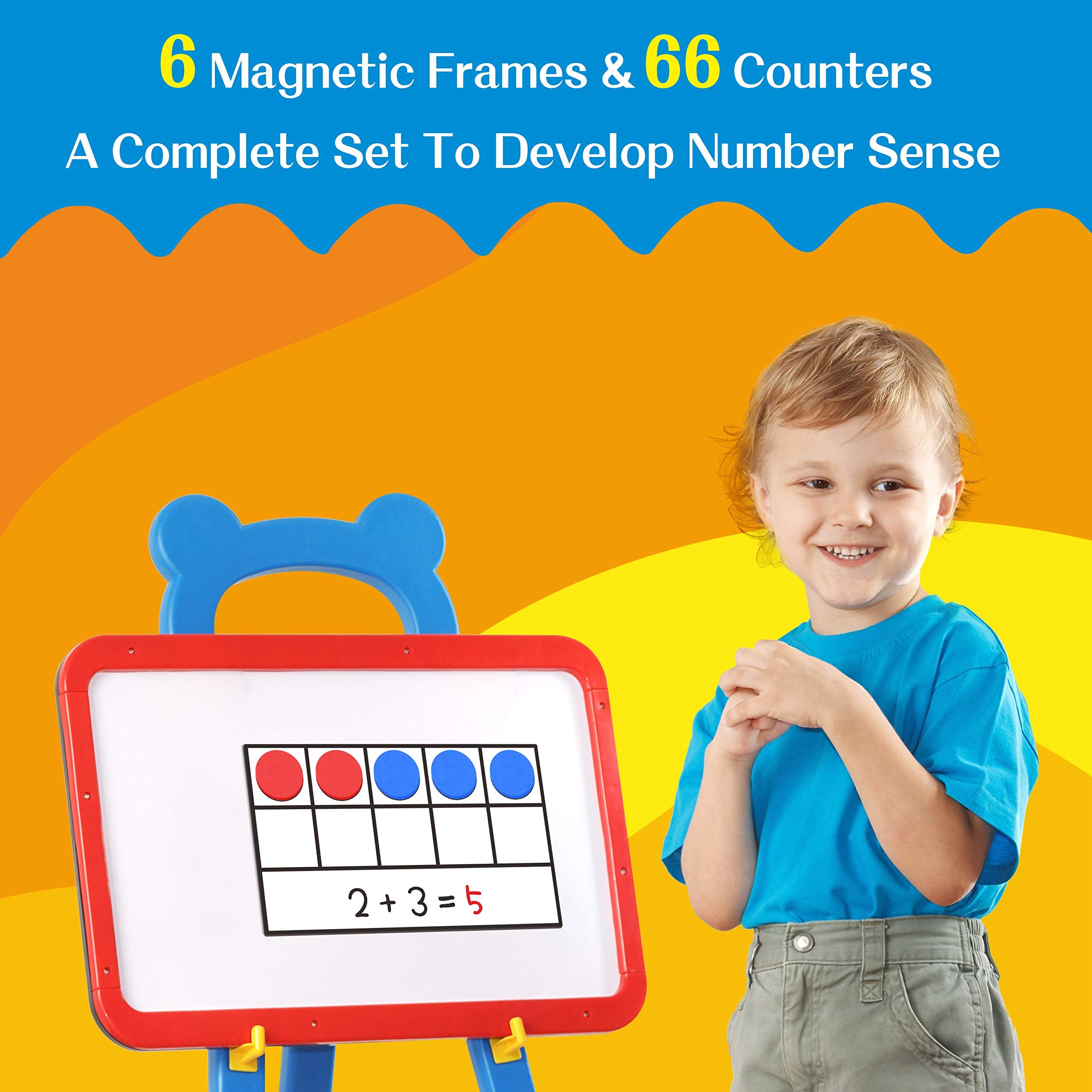 SpriteGru durable magnetic trays and thick magnets are easy for little fingers to use.