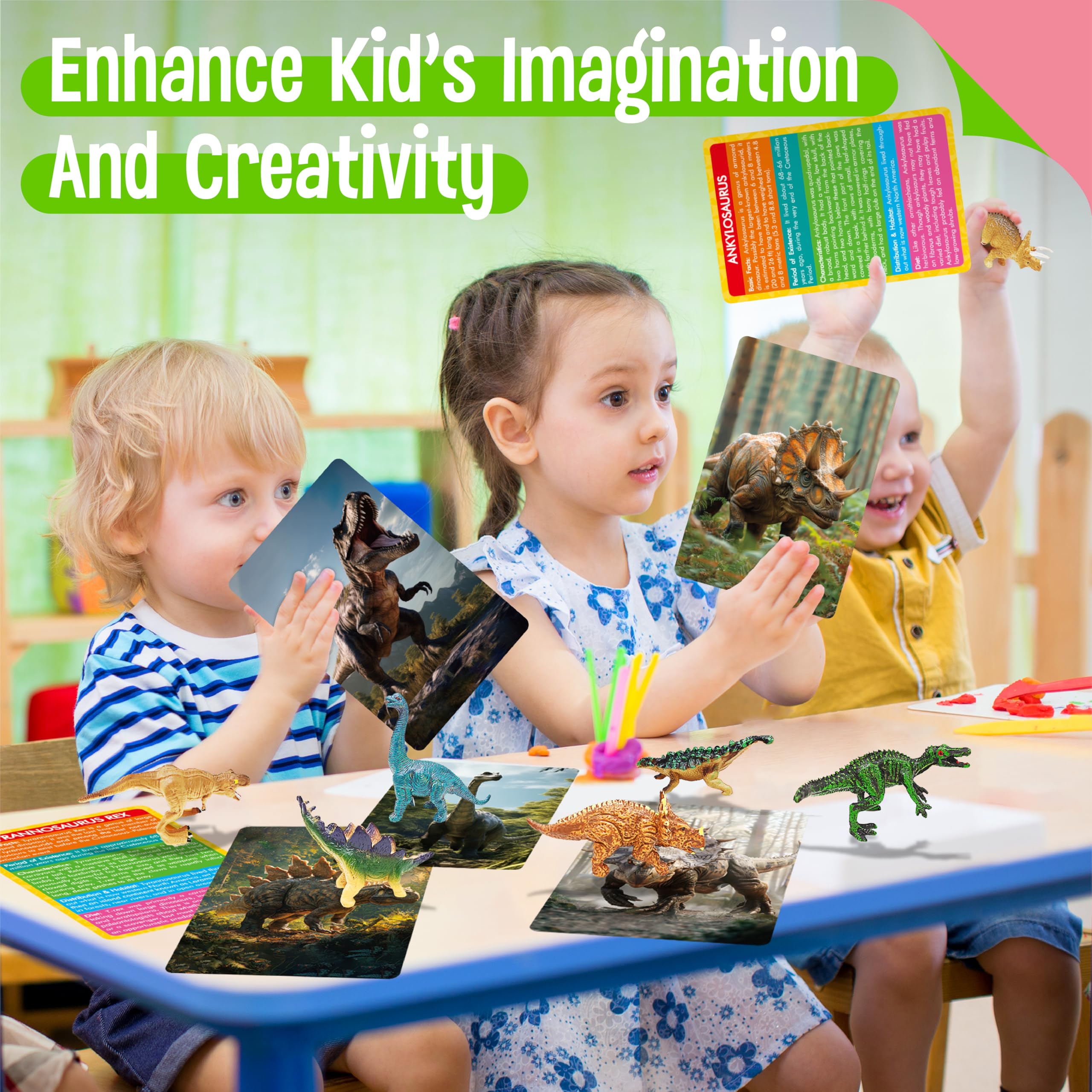 SpriteGru educational dinosaur set encourages exploration through play