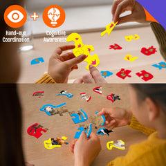 SpriteGru family-friendly puzzle scene encourages collaborative problem solving