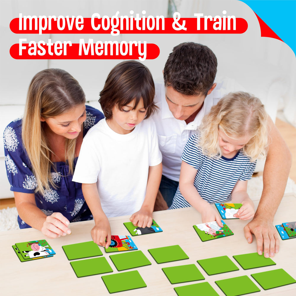 SpriteGru Farm Animal Card Cow boosts early recognition and recall