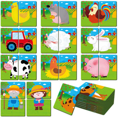 SpriteGru Farm Animal Card Horse for memory games and focus practice