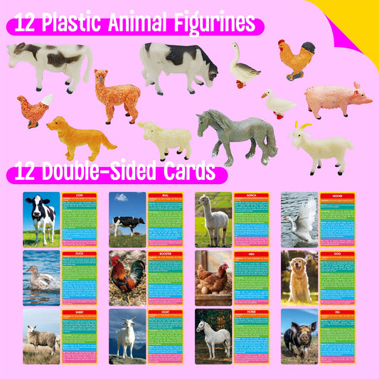 SpriteGru farm figurines cow for colorful, realistic detail that sparks imaginative farm scenes.