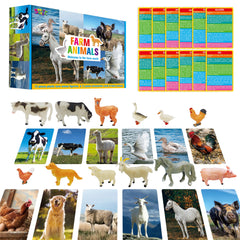 SpriteGru farm figurines sheep for bright, tactile play that supports early animal recognition.