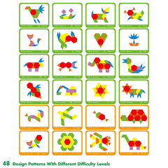 SpriteGru kids building patterns with blocks to explore shapes and storytelling.